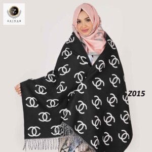 Alternative view of Premium ‘CHANNEL’ Brand Shawl