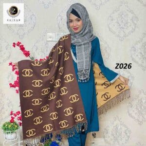 Alternative view of Premium ‘CHANNEL’ Brand Shawl